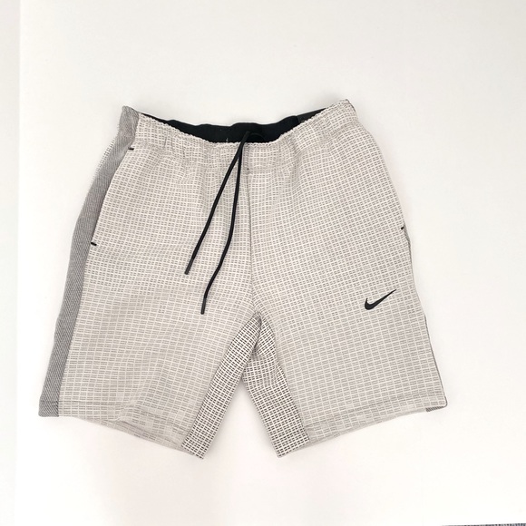 Men's Nike Sportswear Tech Pack Knit Shorts Gray - Picture 7 of 9